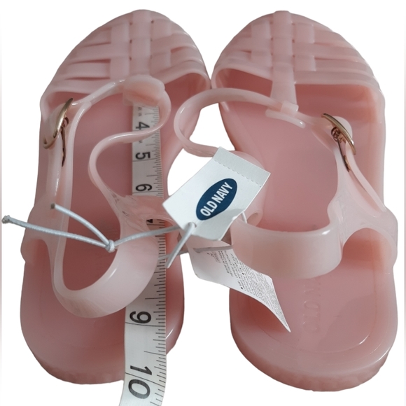 NWT Size 5 Dream Pink Jelly Cage Buckle Sandals - Picture 4 of 11
